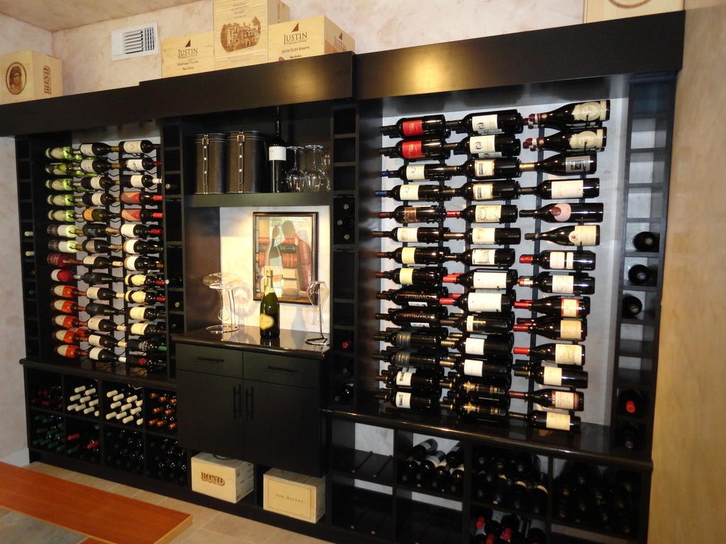 Read about a residential wine cellar