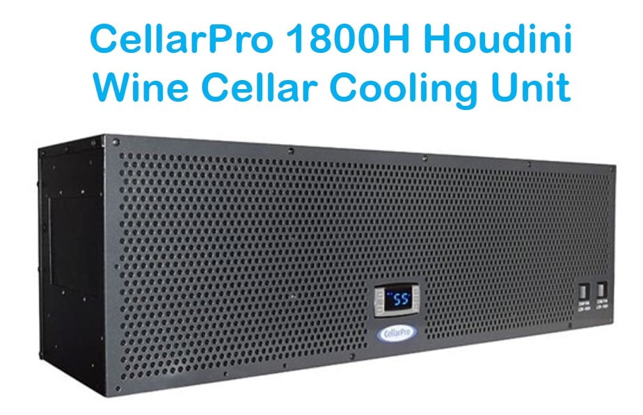 CellarPro 1800H Houdini Wine Cellar Refrigeration Unit: a Quiet Self-Contained System