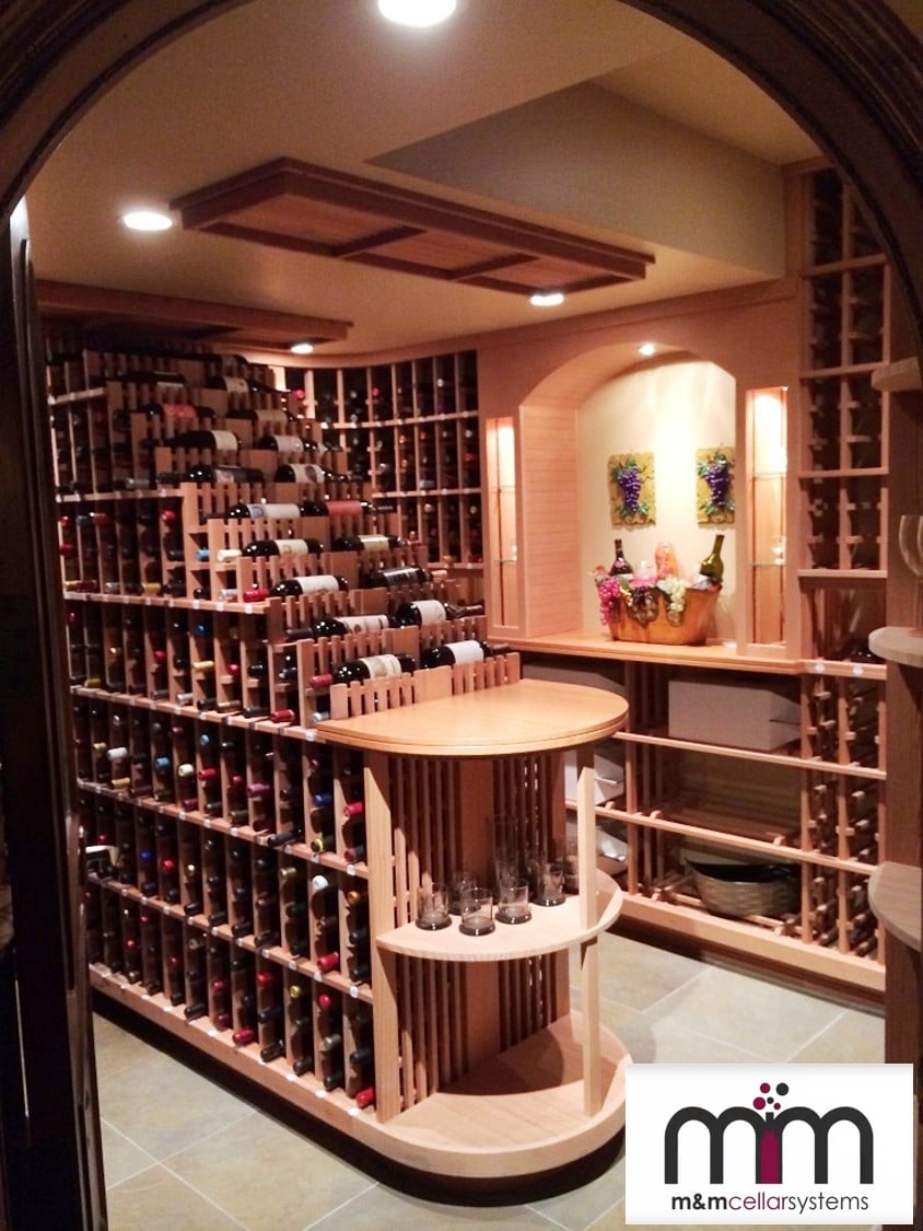 Professional Home Wine Cellar Refrigeration Project by M&M Cellar Systems