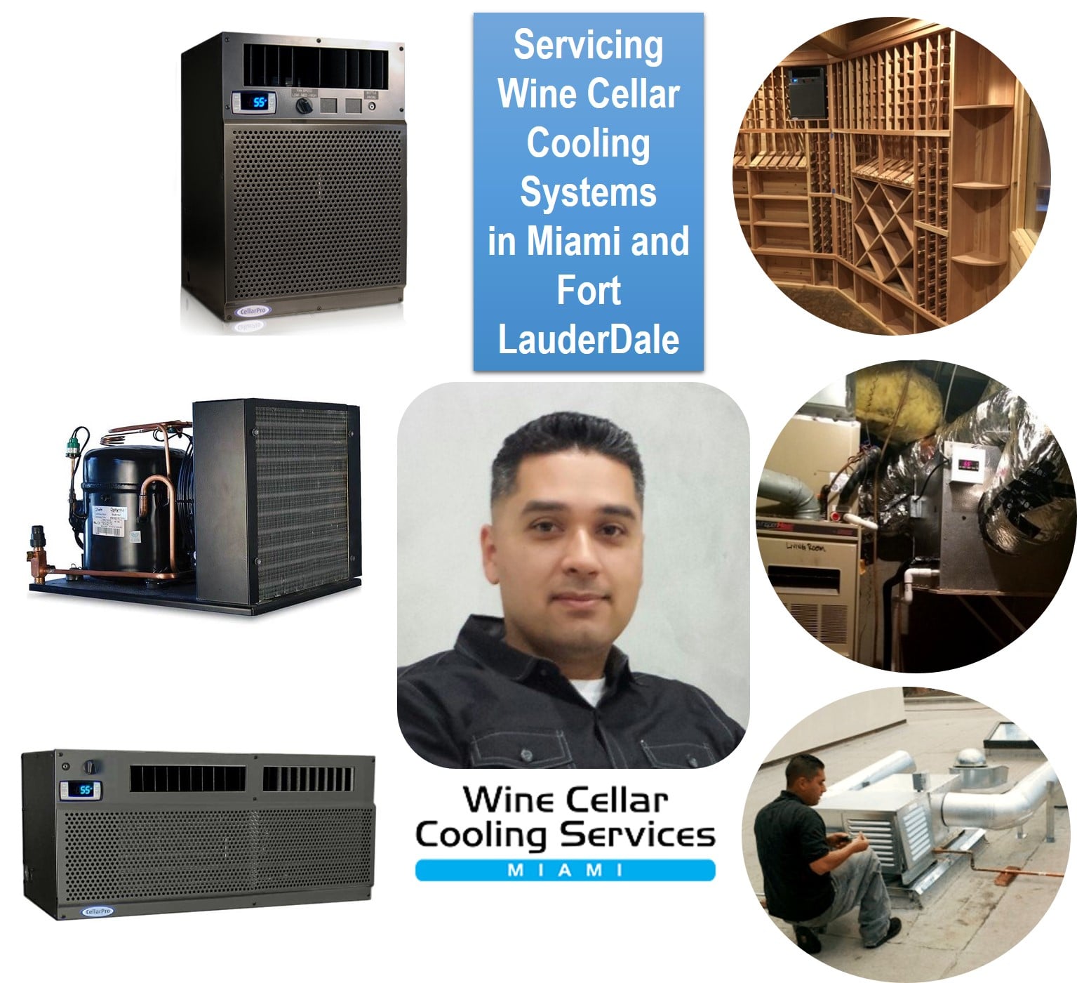 Wine Cellar Refrigeration System Repair Experts Servicing Miami and Fort Lauderdale