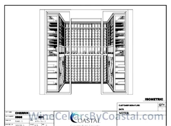 Residential Wine Cellar Cooling Unit Design and Installation