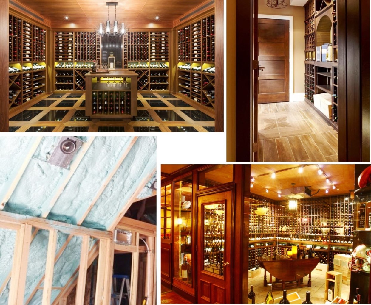 Room Insulation, Door, Flooring, and Lighting are Essential Components in Custom wine Cellar Construction