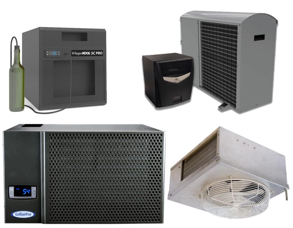 High-Grade Wine Cooling Units Used by Experts in Custom Wine Cellar Refrigeration