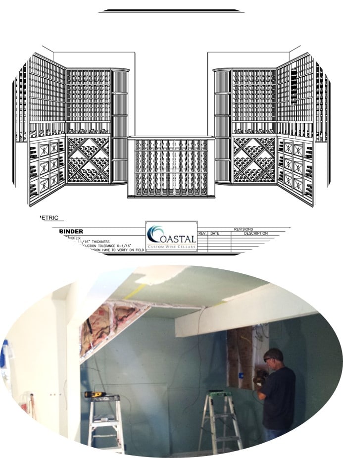 Wine Cellar Cooling Miami_Experts in Designing and Building refrigerated Wine Cellars