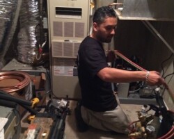 Welding of the Refrigeration Lines (Mario of WCCS Miami) Welding of the Refrigeration Lines (Mario of WCCS Miami)